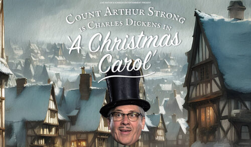 Count Arthur Strong as Charles Dickens in a Christmas Carol